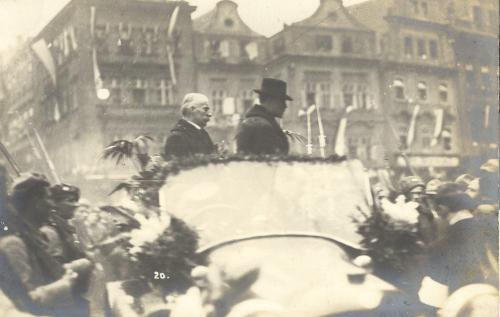 Příjezd TGM do Prahy, 21.12.1918 